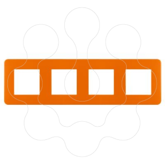 Imagem de ESPELHO QUÁDRUPLO LARANJA