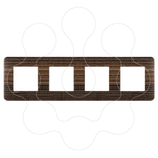 Imagem de ESPELHO QUÁDRUPLO WENGUE