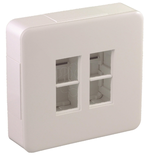 Imagem de POSTO DE TRABALHO SALIENTE 2X4+4X4 MÓD BRANCO