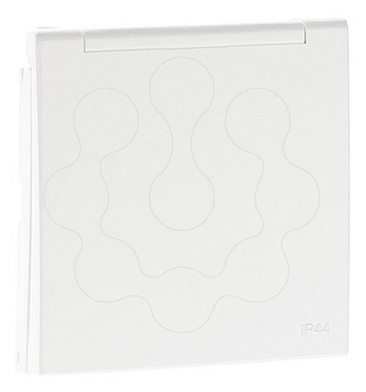 Imagem de CENTRO SCHUKO C/TAMPA E OBTUR IP44 VERDE