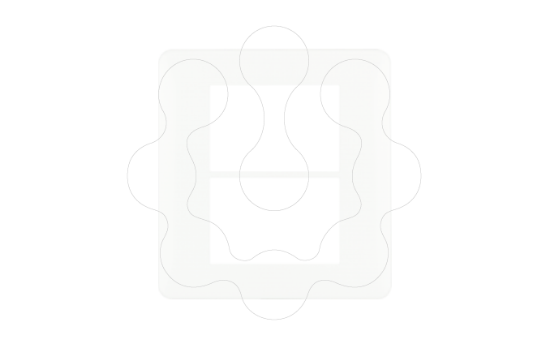 Imagem de ESPELHO 3+3 MÓD P/ARO FIX 3+3 MÓD CRISTAL/BM