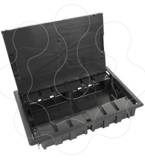 Imagem de Caixa chão cinzenta - 24 módulos