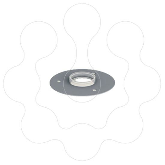 Imagem de 51 Tampa para guia articulada Aço inox