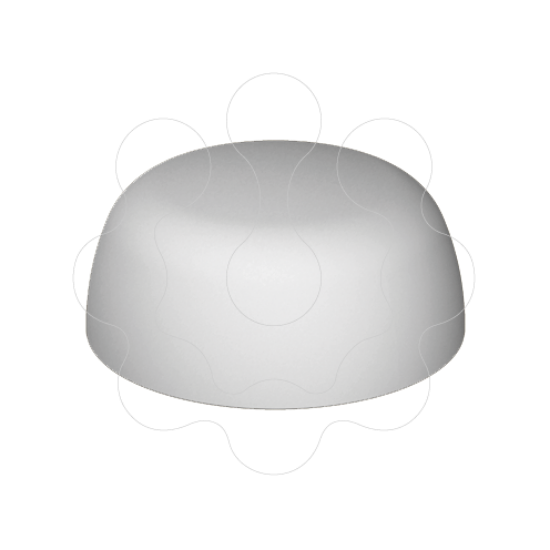 Imagem de 66 Protetor isolante p/parafuso cinzento M8 LDPE