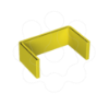 Imagem de 66 Protetor extremo perfil U amarelo PVC plast.
