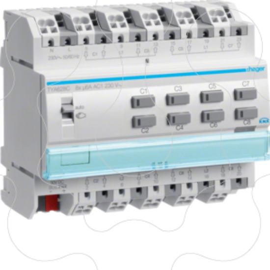 Imagem de Actuador est./pers. 8 canais 230V KNX-S