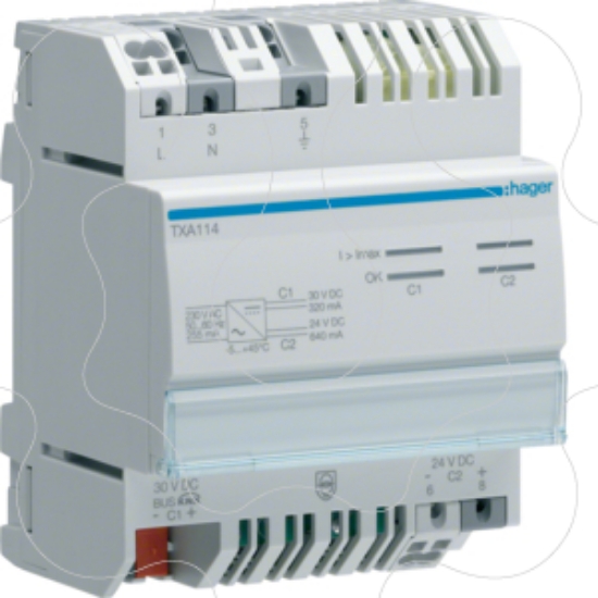 Imagem de Fonte alimentação 30V KNX DC + 24V DC