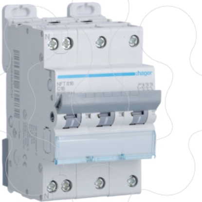 Mostrar detalhes para Disjuntor 3P+N 16A C 6/10KA 3M Imagem de Disjuntor 3P+N 16A C 6/10KA 3M