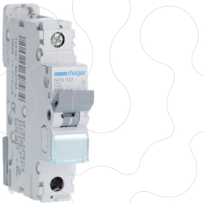 Mostrar detalhes para Disjuntor 1P 2A C 6/10kA 1M Imagem de Disjuntor 1P 2A C 6/10kA 1M