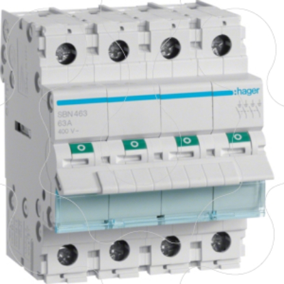Mostrar detalhes para Interruptor Modular 4P 63A Imagem de Interruptor Modular 4P 63A