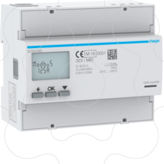 Imagem de Central medida 3F 125A 6M MODBUS MID