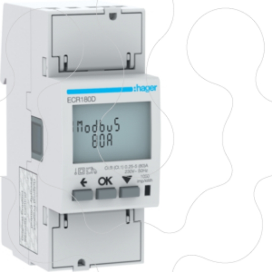 Imagem de Central medida 1F 80A 2M MODBUS MID