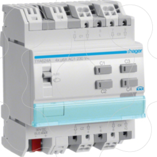 Imagem de Actuador persianas 4 canais 230V KNX-S