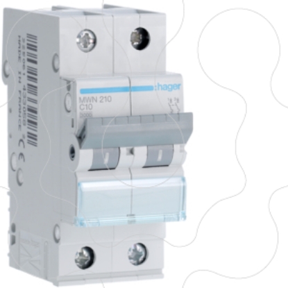 Mostrar detalhes para Disjuntor 2P 10A C 3kA 2M Imagem de Disjuntor 2P 10A C 3kA 2M