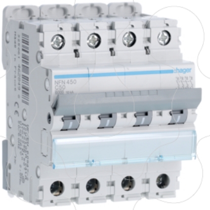 Mostrar detalhes para Disjuntor 4P 50A C 6/10kA 4M Imagem de Disjuntor 4P 50A C 6/10kA 4M