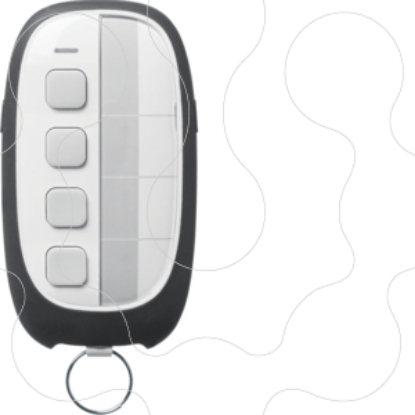 Mostrar detalhes para Telecomando 4 canais RF KNX Imagem de Telecomando 4 canais RF KNX