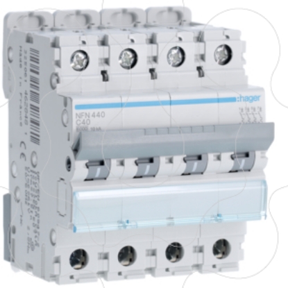 Mostrar detalhes para Disjuntor 4P 40A C 6/10kA 4M Imagem de Disjuntor 4P 40A C 6/10kA 4M