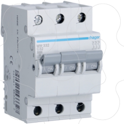 Mostrar detalhes para Disjuntor 3P 32A C 3kA 3M Imagem de Disjuntor 3P 32A C 3kA 3M