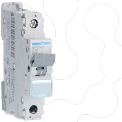 Mostrar detalhes para Disjuntor 1P 40A C 6/10kA 1M Imagem de Disjuntor 1P 40A C 6/10kA 1M
