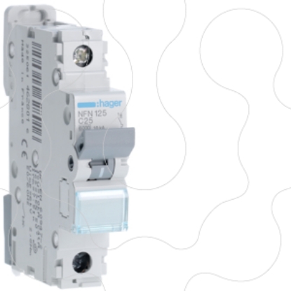 Mostrar detalhes para Disjuntor 1P 25A C 6/10kA 1M Imagem de Disjuntor 1P 25A C 6/10kA 1M