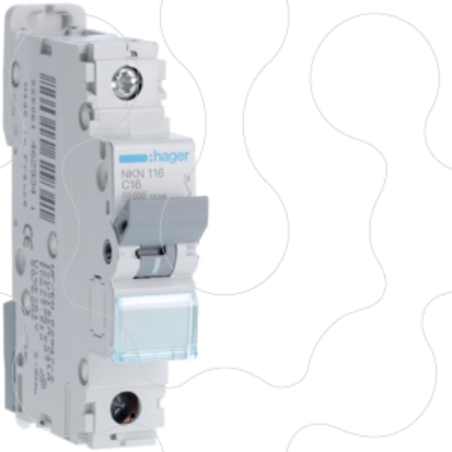 Mostrar detalhes para Disjuntor 1P 16A C 10/15kA 1M Imagem de Disjuntor 1P 16A C 10/15kA 1M