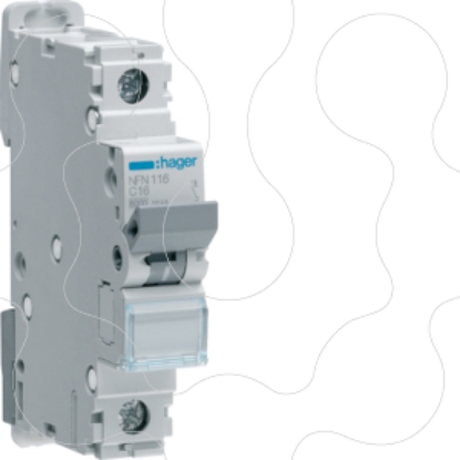 Mostrar detalhes para Disjuntor 1P 16A C 6/10kA 1M Imagem de Disjuntor 1P 16A C 6/10kA 1M