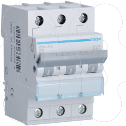 Mostrar detalhes para Disjuntor 3P 16A C 3kA 3M Imagem de Disjuntor 3P 16A C 3kA 3M