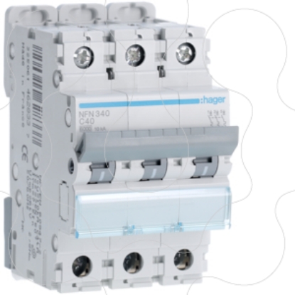 Mostrar detalhes para Disjuntor 3P 40A C 6/10kA 3M Imagem de Disjuntor 3P 40A C 6/10kA 3M