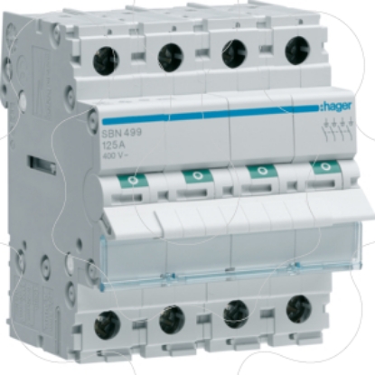 Mostrar detalhes para Interruptor Modular 4P 125A Imagem de Interruptor Modular 4P 125A