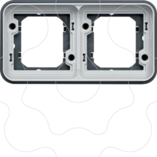 Imagem de cubyko - Quadro x2 horizontal, cinzento