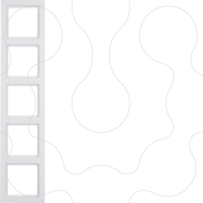 Mostrar detalhes para Q.3   quadro x5 branco Imagem de Q.3   quadro x5 branco