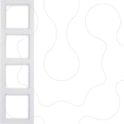 Mostrar detalhes para Q.3   quadro x4 branco Imagem de Q.3   quadro x4 branco