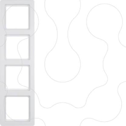 Mostrar detalhes para Q.1   quadro x4 branco Imagem de Q.1   quadro x4 branco