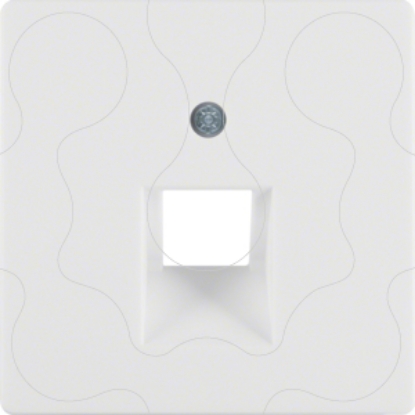 Mostrar detalhes para Q.x   espelho RJ45 simples branco Imagem de Q.x   espelho RJ45 simples branco