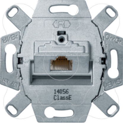 Mostrar detalhes para RJ45 Cat.6 blindada simples LSA+ Imagem de RJ45 Cat.6 blindada simples LSA+