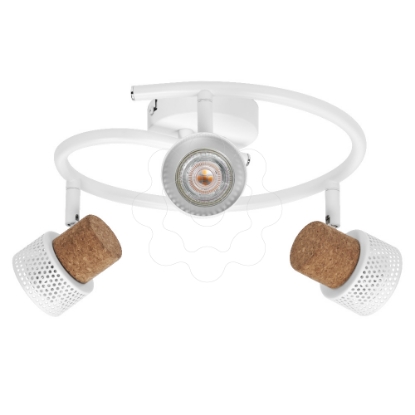 Mostrar detalhes para Decor Spot Cork GU10 White Spiral 3x3.4W 927 DIM Imagem de Decor Spot Cork GU10 White Spiral 3x3.4W 927 DIM