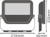 Imagem de FL PFM 50 W 6500 K SYM 100 BK