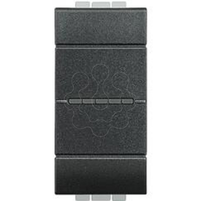 Mostrar detalhes para Livinglight   Comutador de escada iluminavel   Comando axial   Antracite 1 mod. Imagem de Livinglight   Comutador de escada iluminavel   Comando axial   Antracite 1 mod.