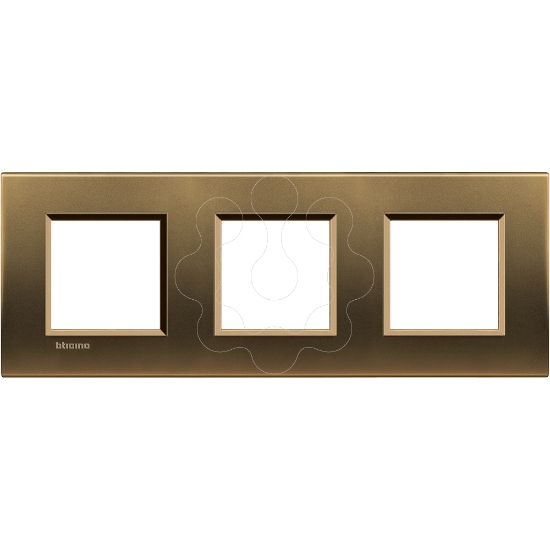 Imagem de Livinglight - Quadro triplo H / V - Bronze