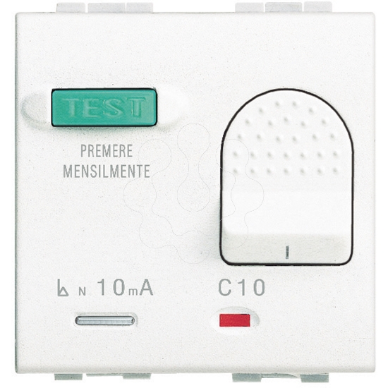 Imagem de Livinglight - Interruptor automático diferencial  10A - Branco, 2 módulos