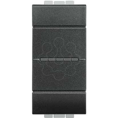 Mostrar detalhes para Livinglight   Interruptor iluminavel   Comando axial   Antracite 1 modulo Imagem de Livinglight   Interruptor iluminavel   Comando axial   Antracite 1 modulo