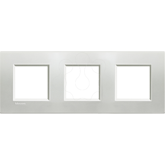 Imagem de Livinglight - Quadro triplo H / V - Prata