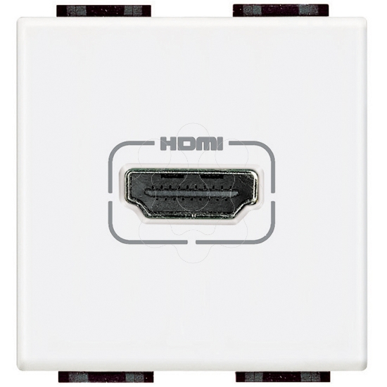 Imagem de Livinglight -  Tomada áudio/vídeo - HDMI - Branco - 2 módulos