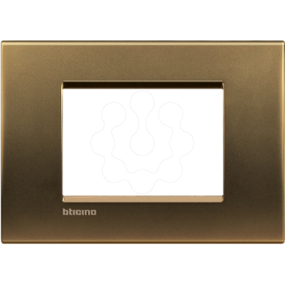 Mostrar detalhes para Livinglight - Quadro para 3 modulos - Bronze Imagem de Livinglight - Quadro para 3 modulos - Bronze