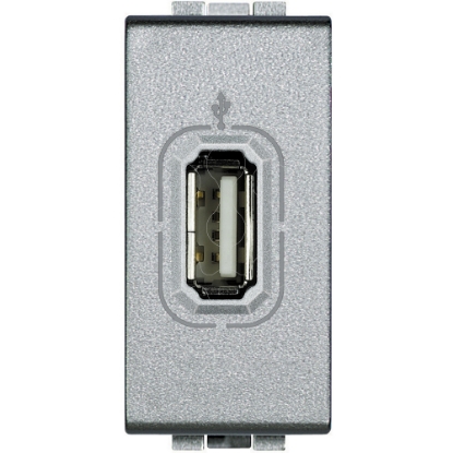 Mostrar detalhes para Livinglight -  Tomada audio/video - USB - Tech - 1 modulo Imagem de Livinglight -  Tomada audio/video - USB - Tech - 1 modulo