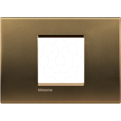 Mostrar detalhes para Livinglight   Quadro simples XL para 2 modulos centrados   Bronze Imagem de Livinglight   Quadro simples XL para 2 modulos centrados   Bronze