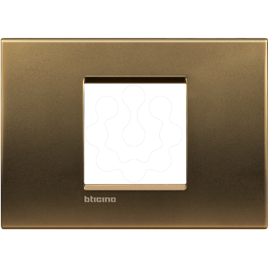 Imagem de Livinglight - Quadro simples XL, para 2 módulos centrados - Bronze