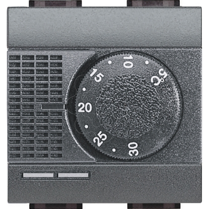 Mostrar detalhes para Livinglight   Termostato standard   Antracite 2 modulos Imagem de Livinglight   Termostato standard   Antracite 2 modulos