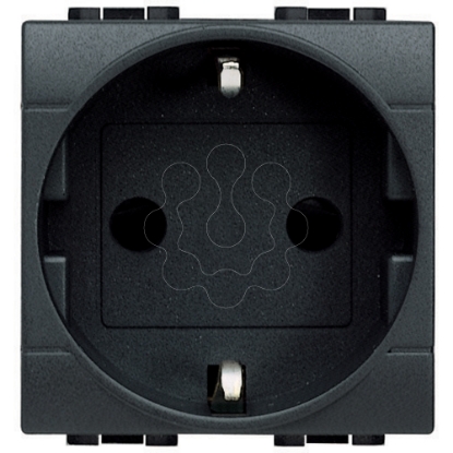 Mostrar detalhes para Livinglight   Tomada 2P+T Schuko Ligadores parafusos   Antracite 2 modulos Imagem de Livinglight   Tomada 2P+T Schuko Ligadores parafusos   Antracite 2 modulos