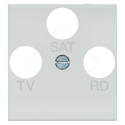 Mostrar detalhes para Livinglight   Adaptador espelho central TV+RD+SAT   Branco 2 modulos Imagem de Livinglight   Adaptador espelho central TV+RD+SAT   Branco 2 modulos